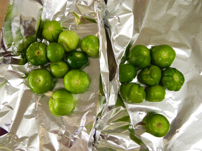 A one-pot Chile verde pork stew with steamed white rice Chile verde pork stew