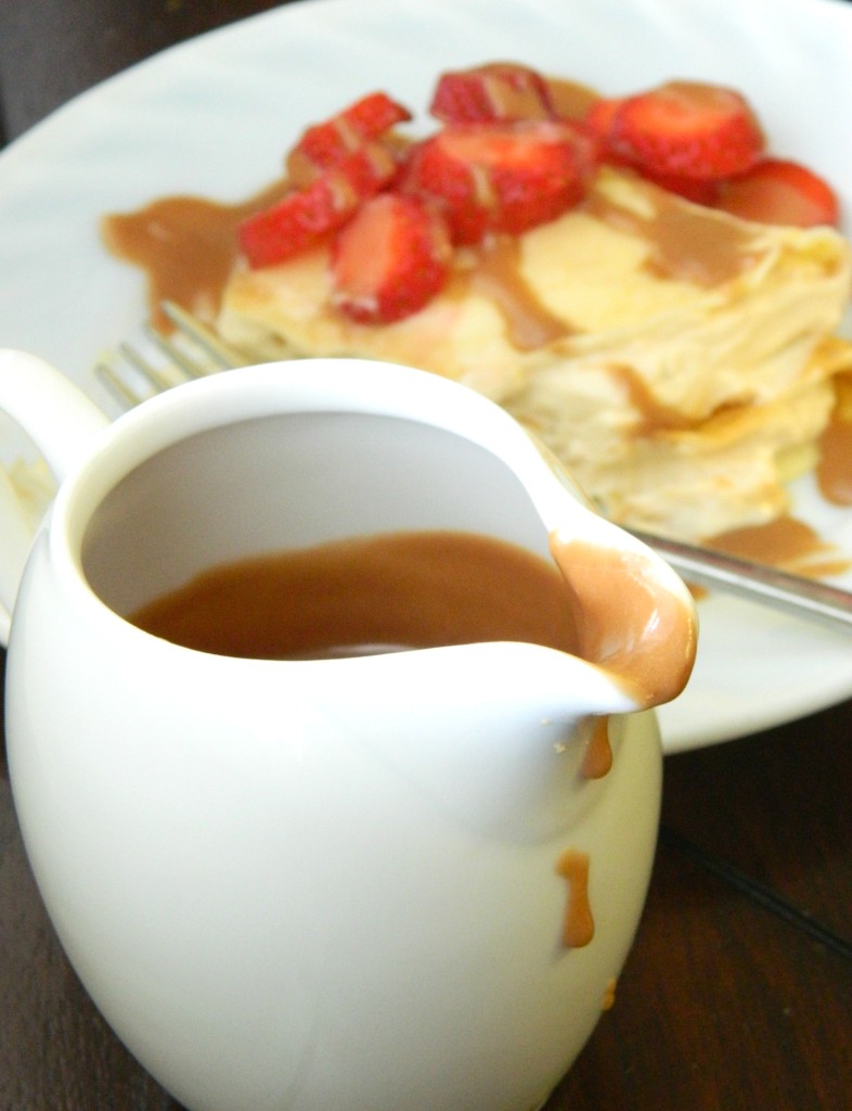 Peanut Butter Cream Filled Crepes