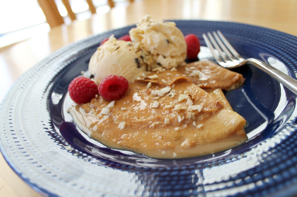 Crepes with Cajeta Dessert