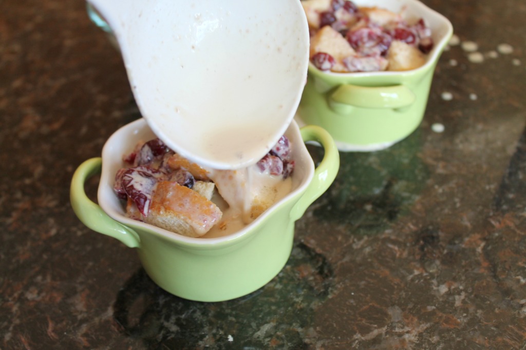 cranberry bread pudding