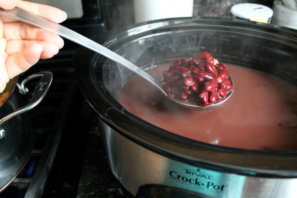 Turkey and kidney bean soup