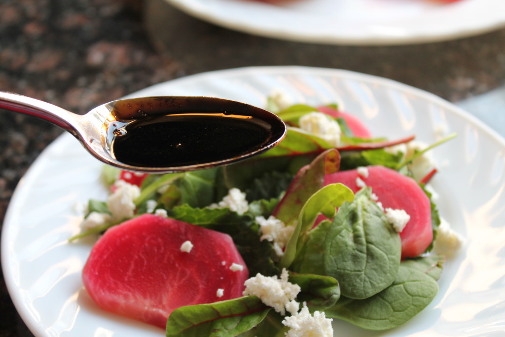 Beet salad with queso fresco