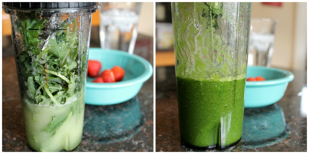 Strawberry Banana Green Smoothie