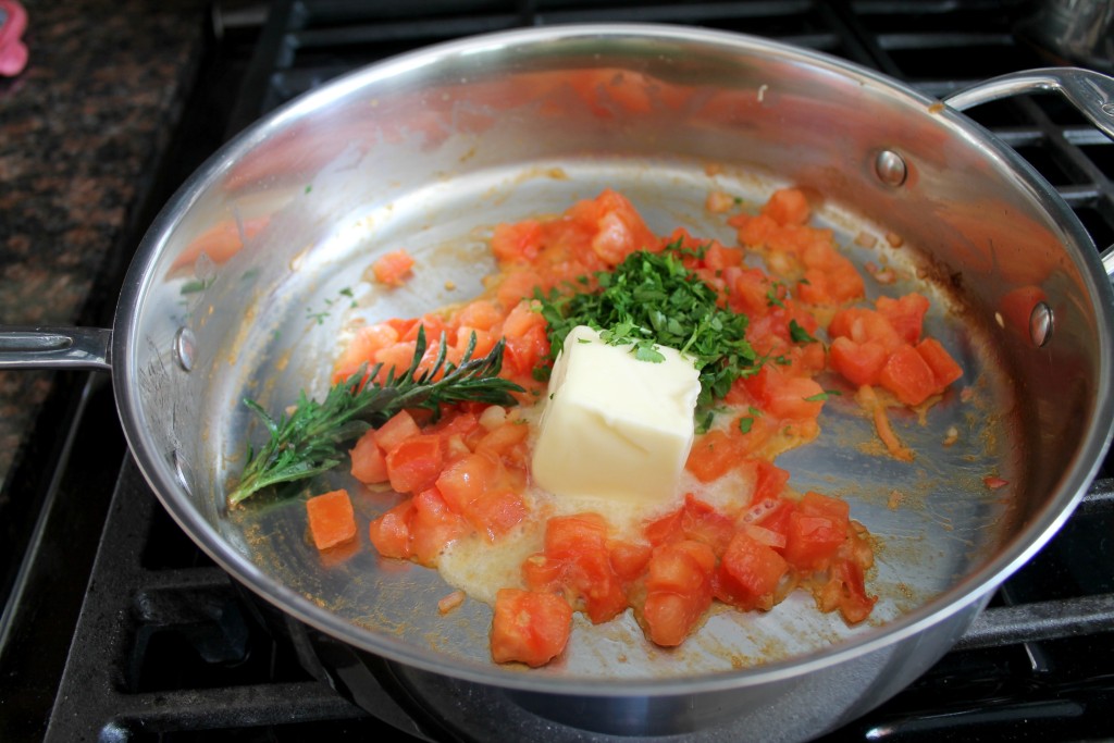 Tomato and Butter Lobster Linguine