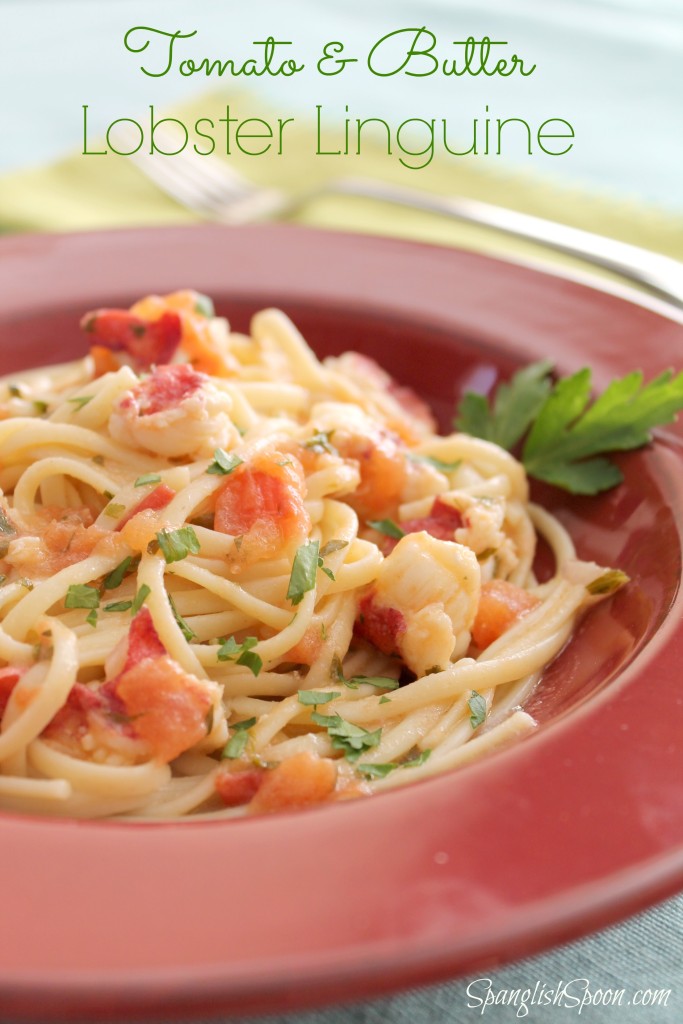 Tomato and Butter Lobster Linguine