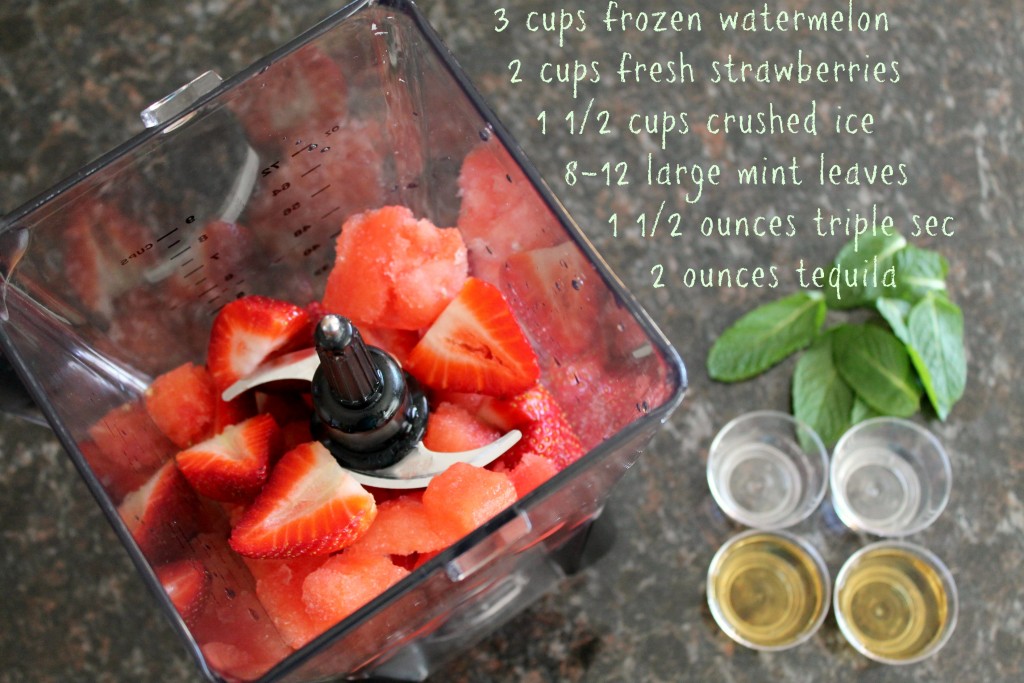 Strawberry Watermelon Margaritas