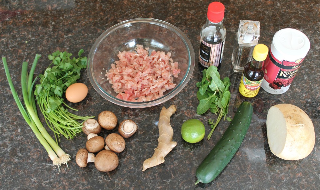 Savory Fresh Tuna Patties with Avocado, Cucumber, and Jicama