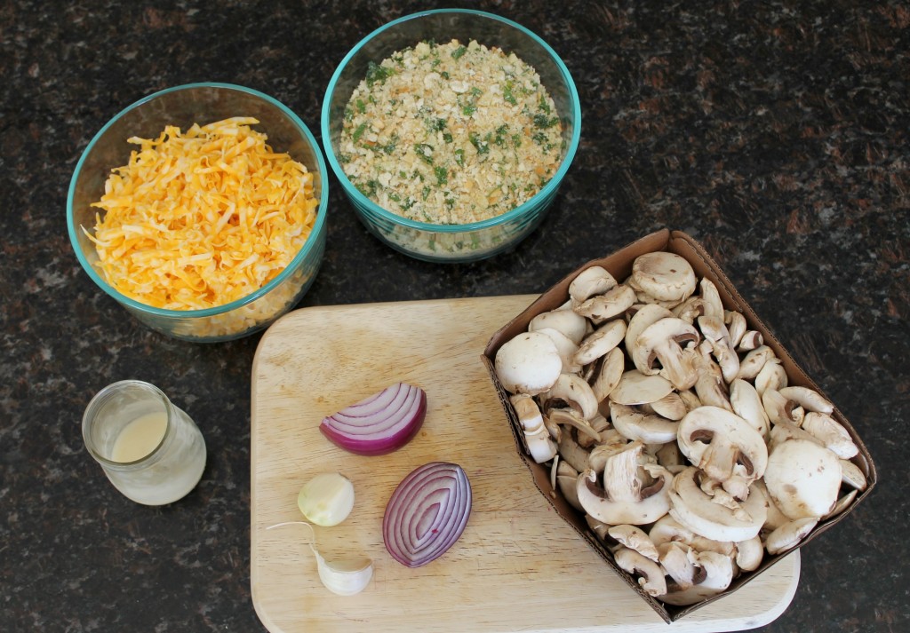Baked poblano peppers with mushrooms 4