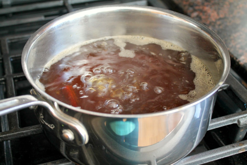 Capirotada with chocolate and dried fruit 4