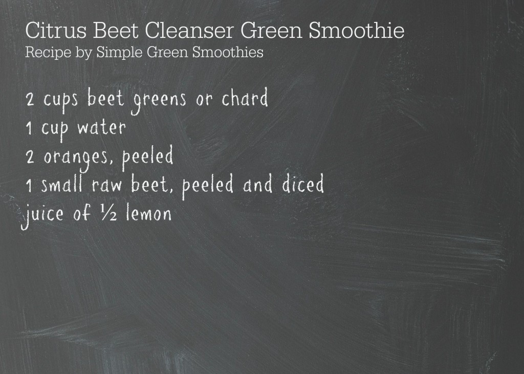Citrus Beet Cleanser Green Smoothie 5