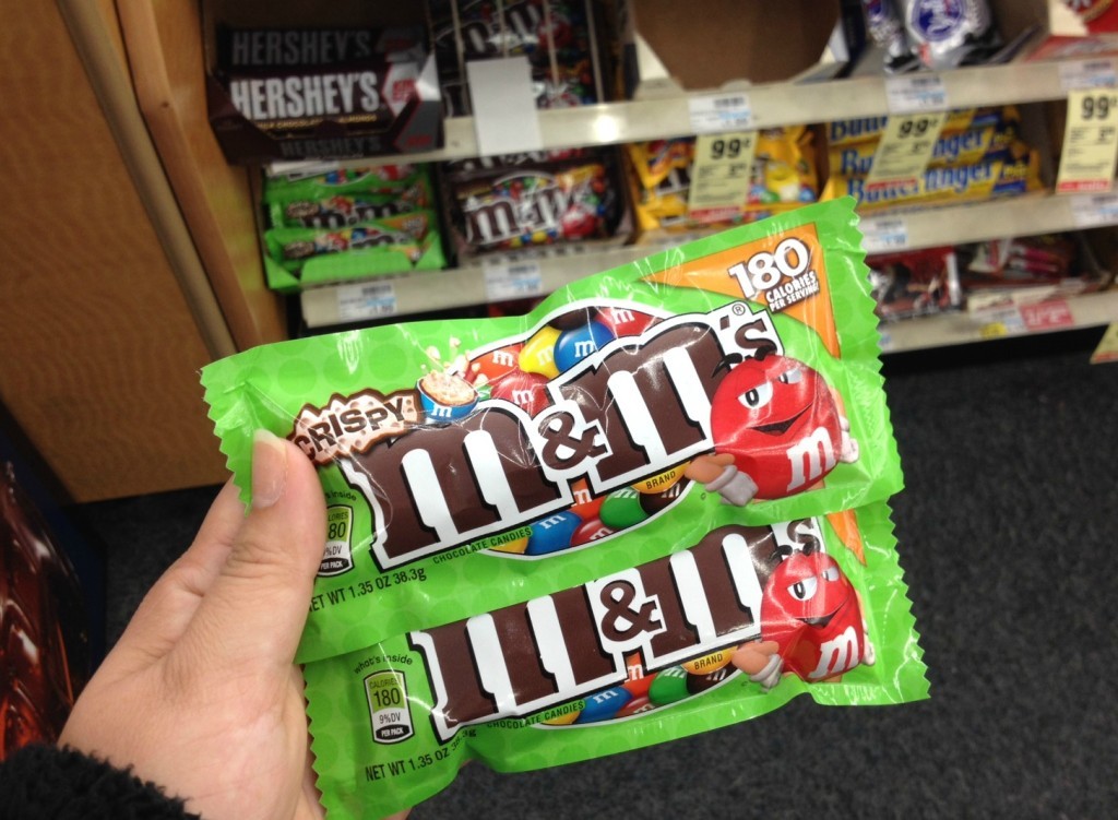 Coconut Ice Cream with M&M's® Crispy Candies