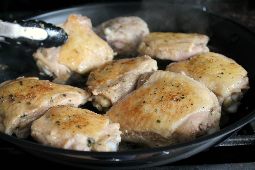 Pan-Fried Chicken Thighs with Mushroom Sauce 5