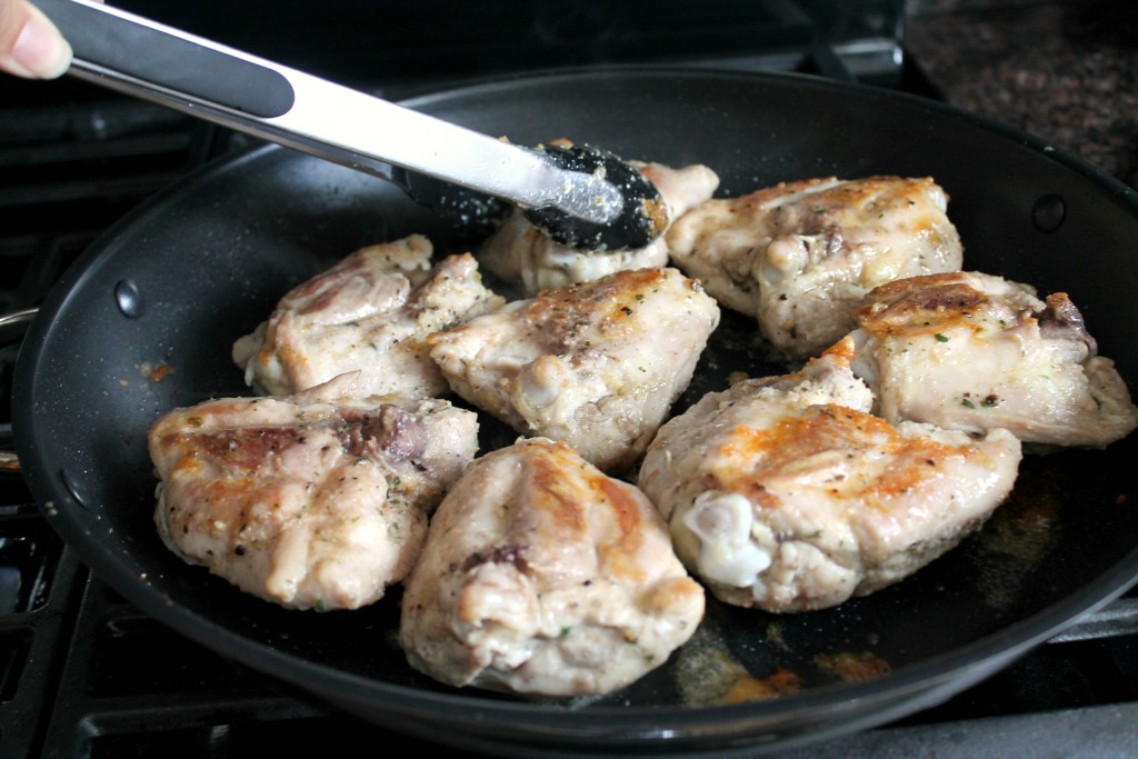 Pan-Fried Chicken Thighs with Mushroom Sauce 6