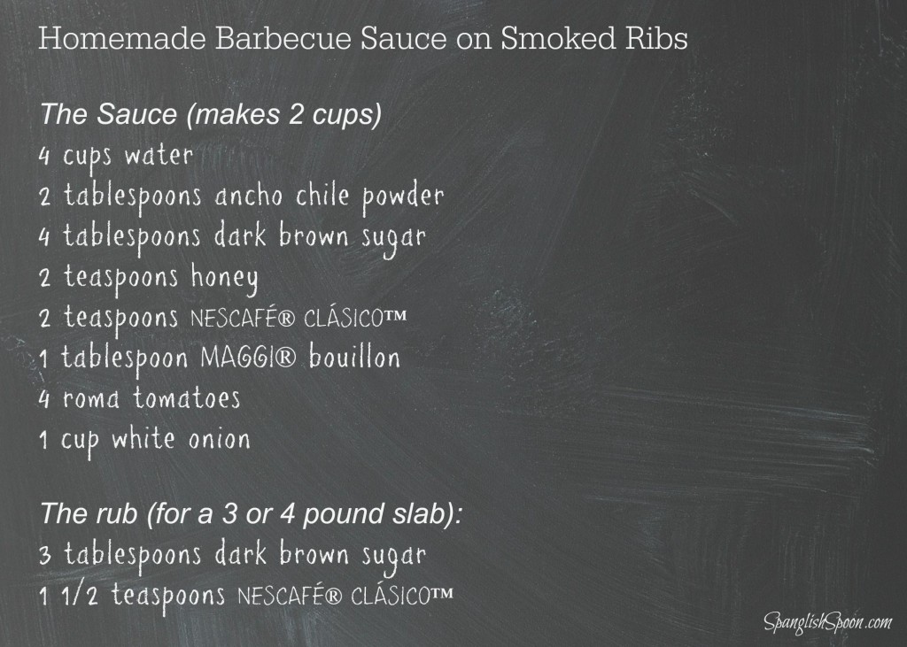 Homemade Barbecue Sauce on Smoked Ribs 1