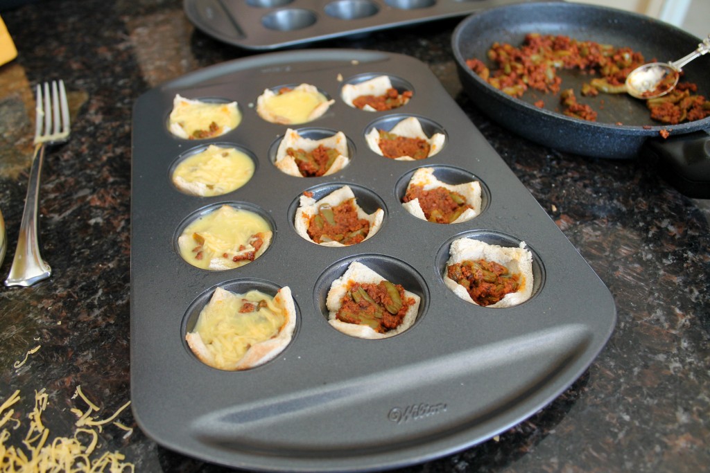 Mini Breakfast Muffins with Chorizo and Nopales 8