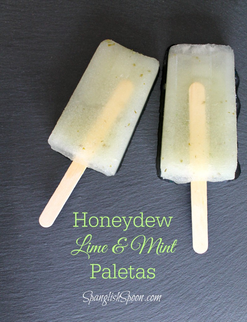 Honeydew lime and mint paletas 8
