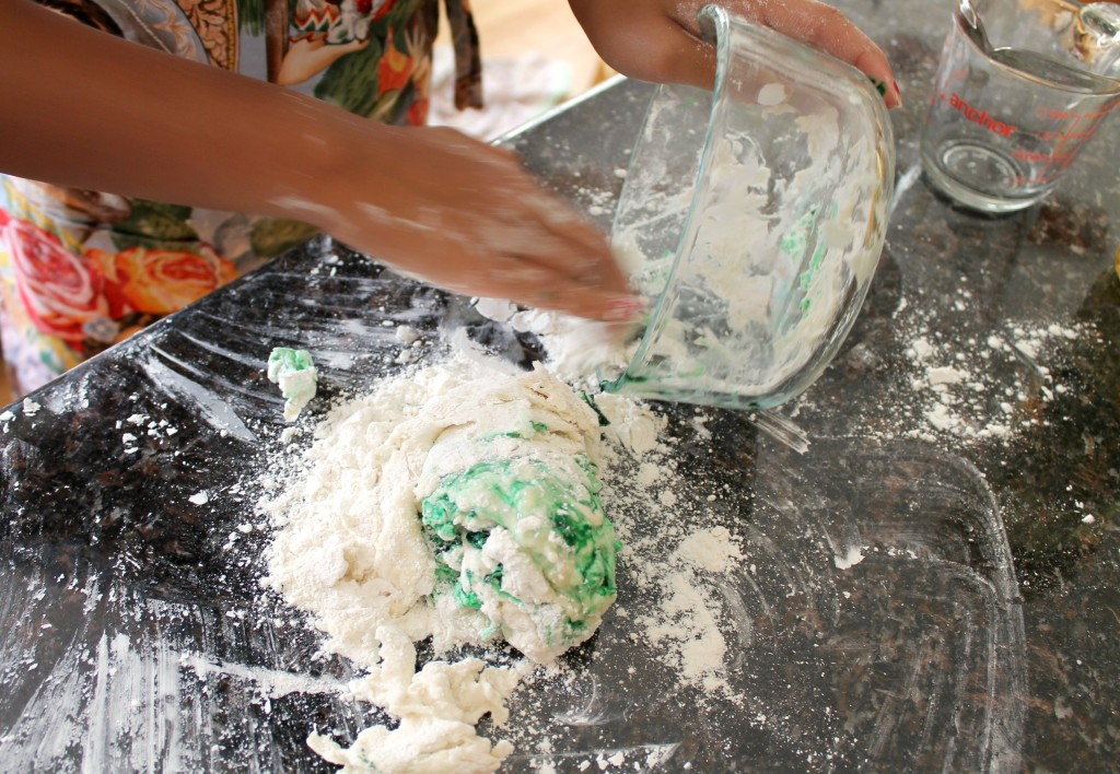 Simple Homemade Playdough 9