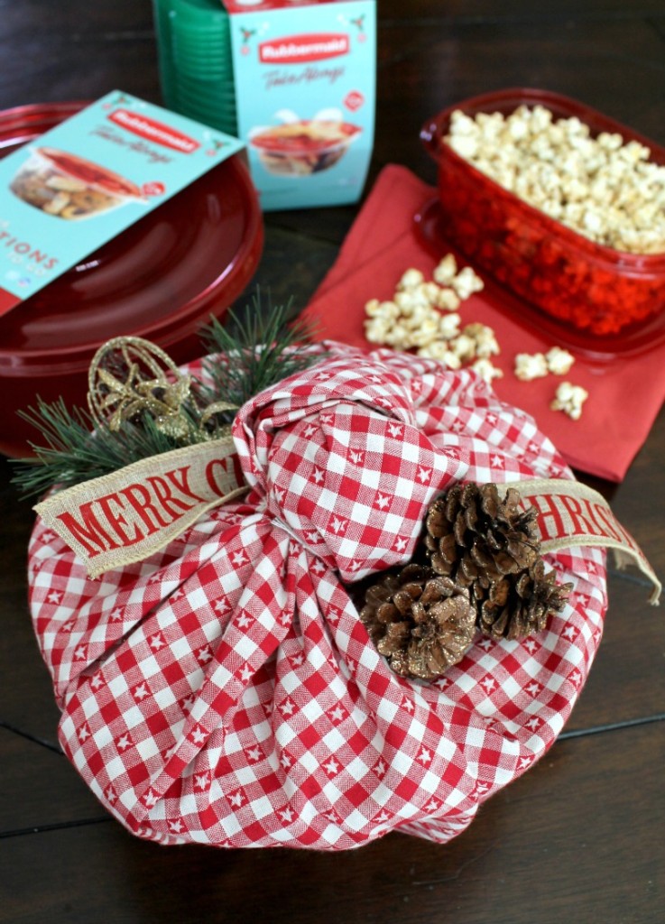 Candied pecans with popcorn 6