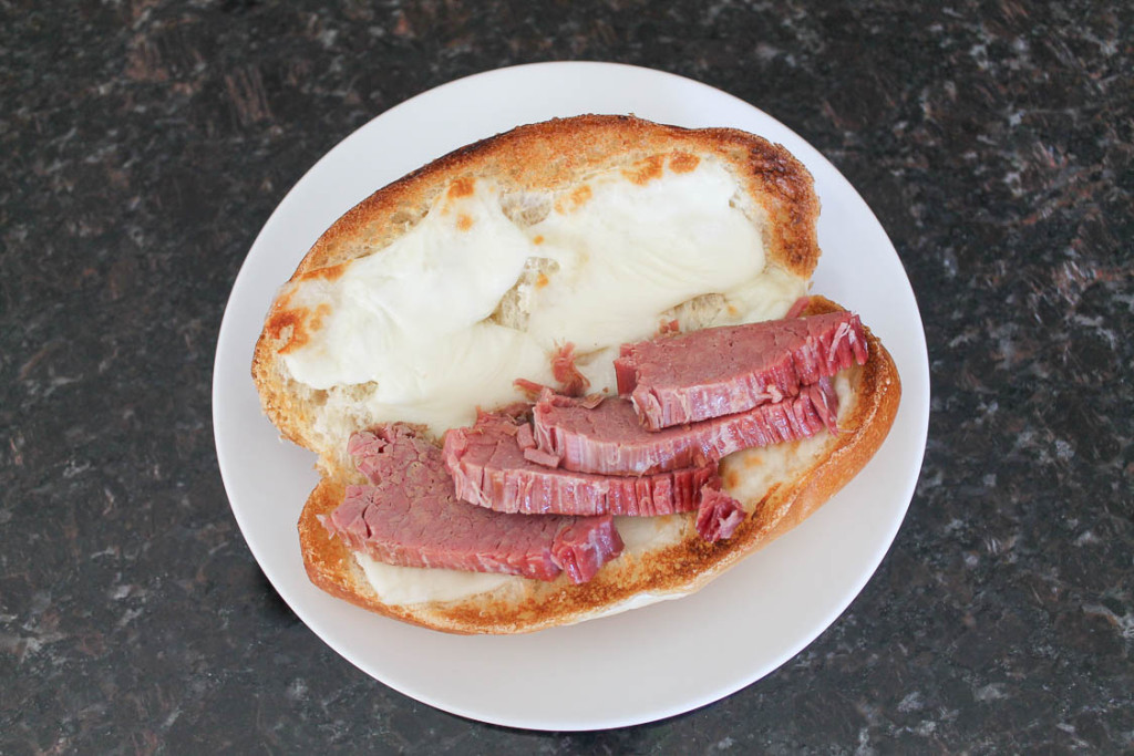 Corned Beef Bolillo Sandwiches