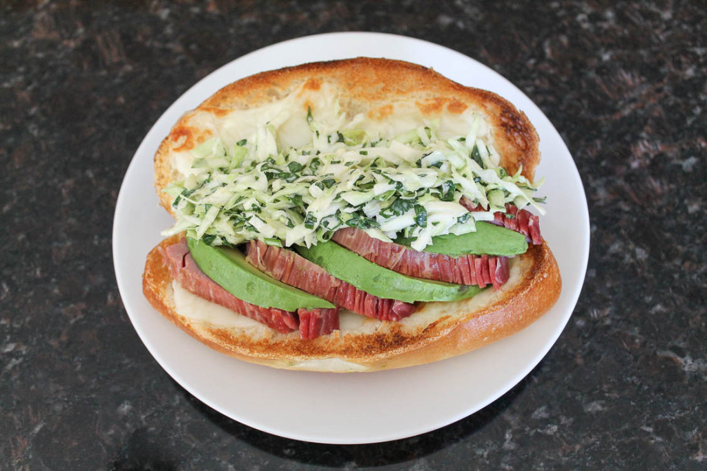 Corned Beef Bolillo Sandwiches