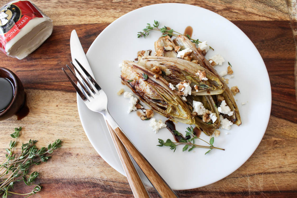 Sautéed Belgian endive salad