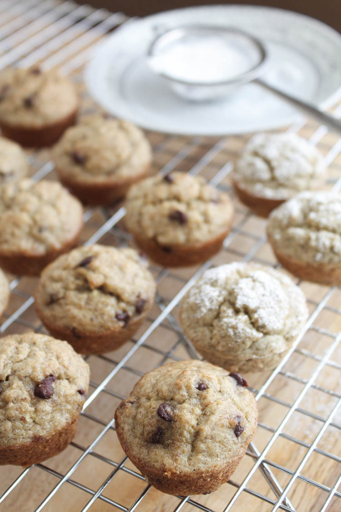 Banana Oatmeal Mini Muffins