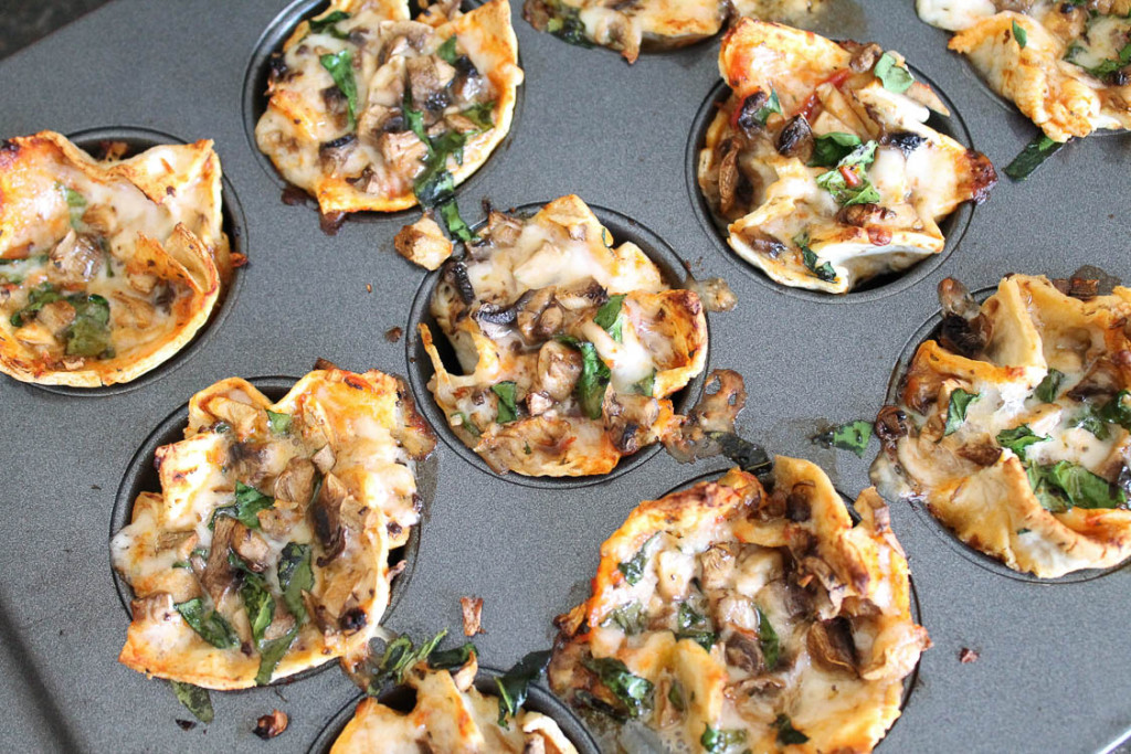 Make ahead veggie pizza cups for back to school lunch