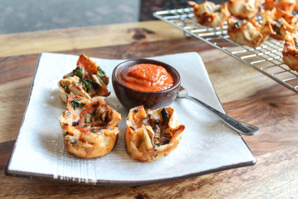 Make ahead veggie pizza cups for back to school lunch