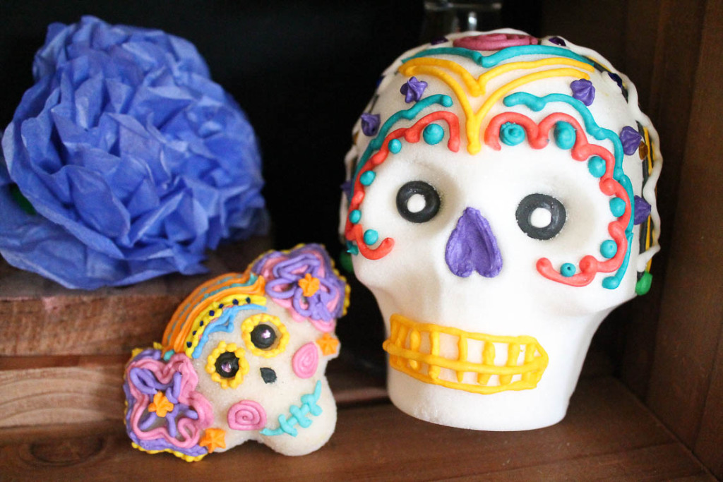 Day of the dead sugar skull decorating party