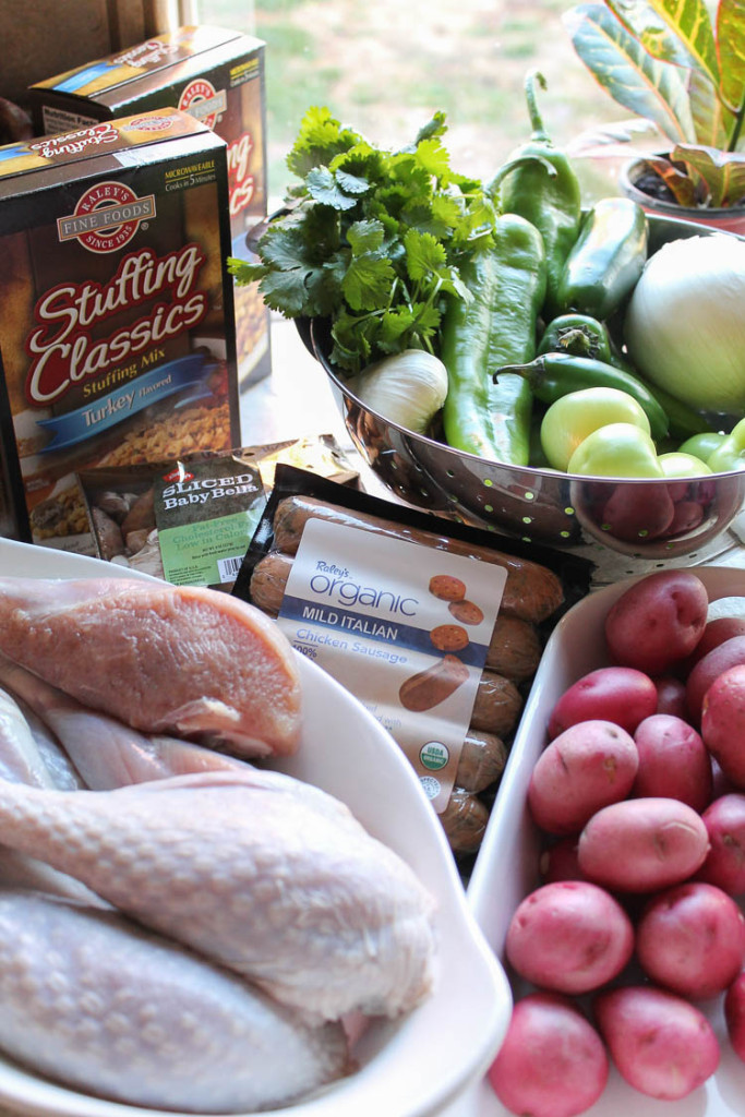Crock-Pot Chile Verde Turkey Legs