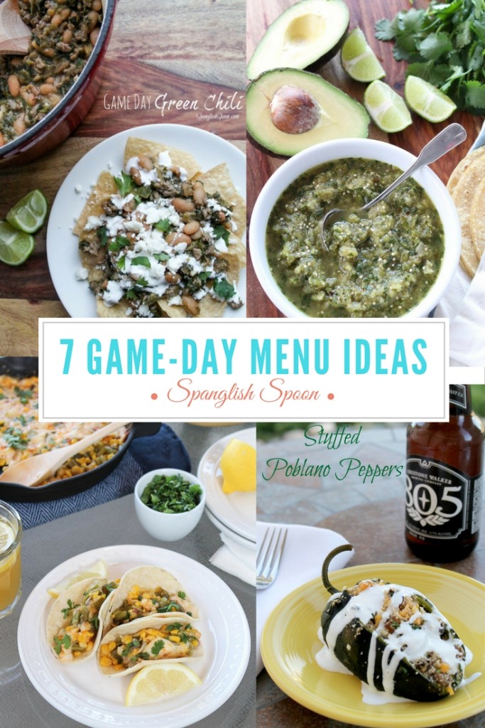 7 Game-day menu ideas