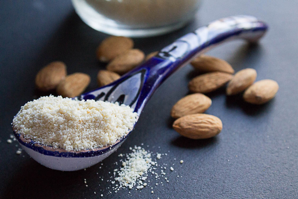 How to dehydrate raw almond pulp in the oven, plus learn creative ways to use almond pulp.
