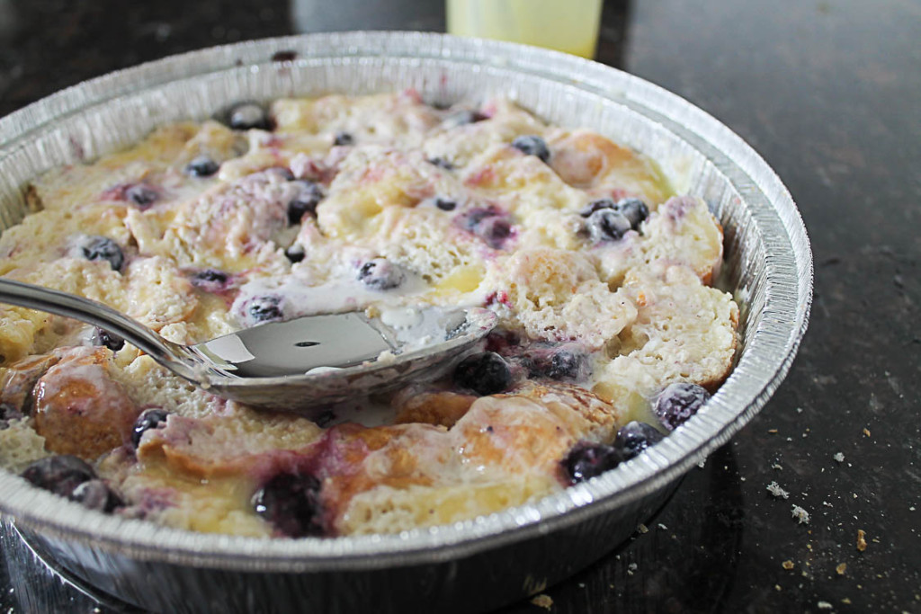 Get two easy dessert recipes in this one post. The easiest lemon curd recipe I've found, plus a Blueberry Bread Pudding.