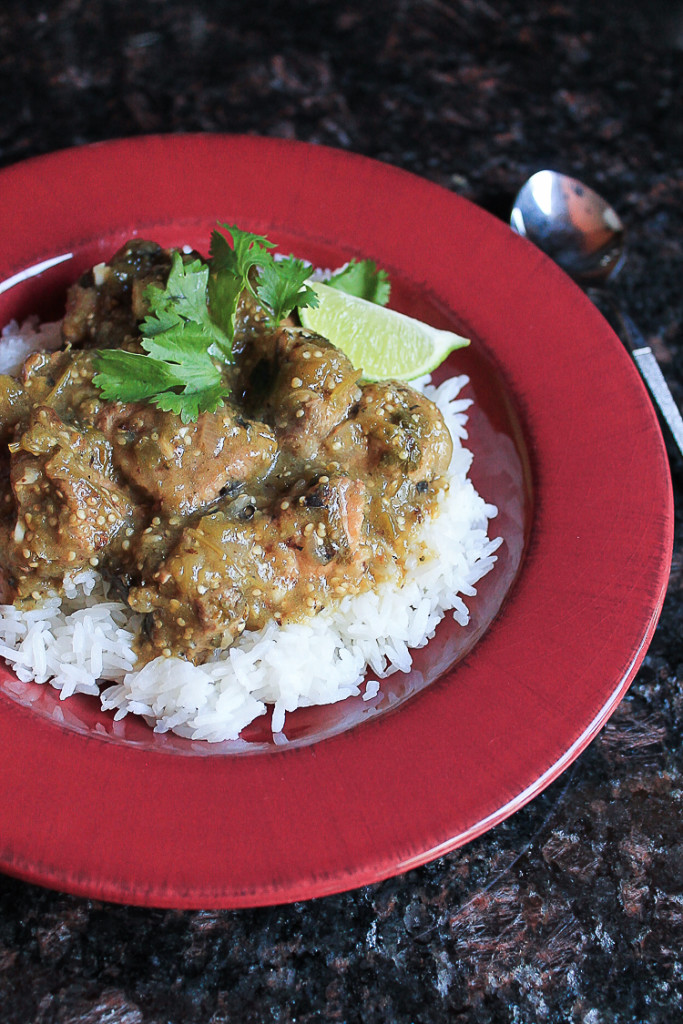 Chile verde with pork 