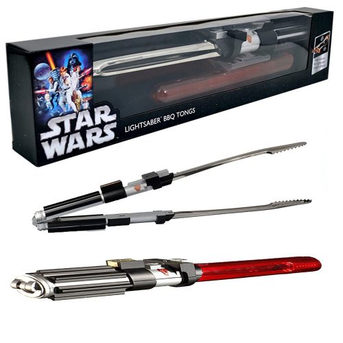 Star Wars Lightsaber BBQ Tongs With Sounds